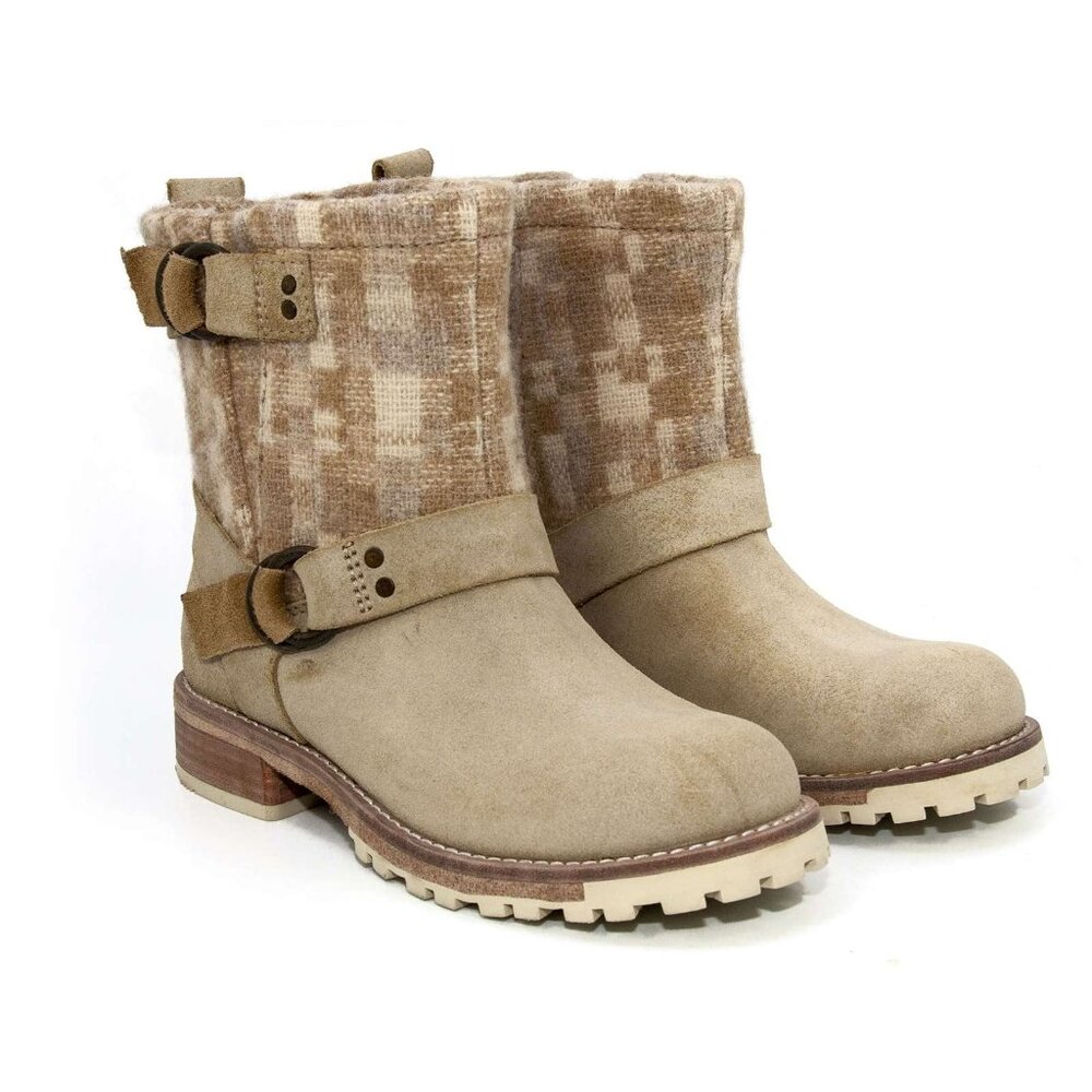 Woolrich Women's Teak Camo Wool Baltimore Harness Winter Boots Size US 11